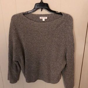 Cozy and cute sweater with gold details!